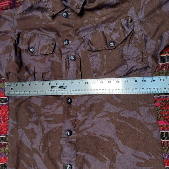 Milk It Mens M/L Vintage Camouflage Army Jacket Pockets Lightweight Made in UK - Picture 4 of 6